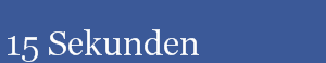 15 Sekunden