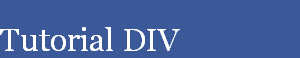 Tutorial DIV
