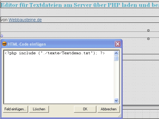 Html Formular In Textdatei Speichern Ohne Php Tutorial Editor für Textdateien am Server